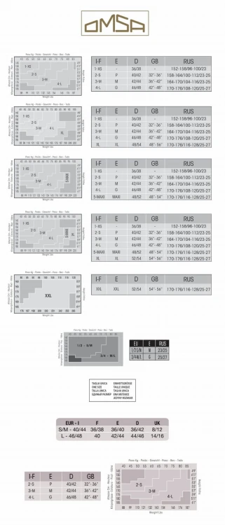 Skarpetki Omsa| Sun Light 8 den A'2