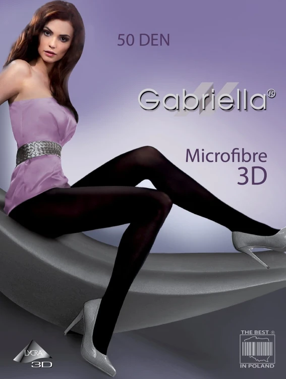 Rajstopy Gabriella 120 Microfibre 3D 50 den 2-4