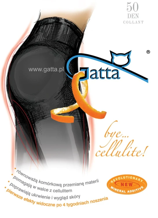 Rajstopy Gatta Bye Cellulite 50 den 2-4