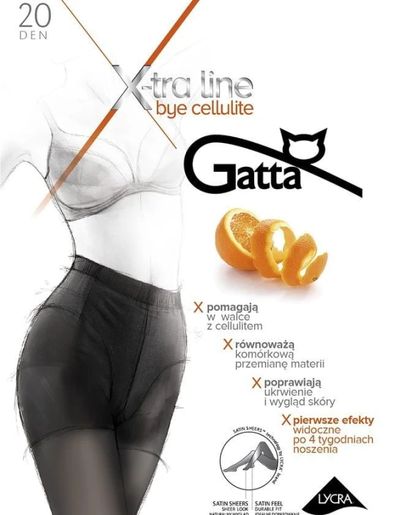 Rajstopy Gatta Bye Cellulite 20 den 2-4