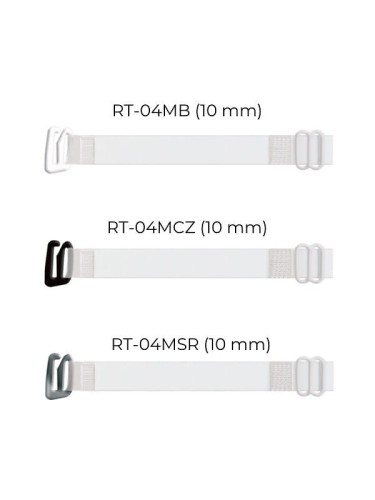 Ramiączka Julimex RT 04 silikonowe z metalowym zaczepem 10 mm