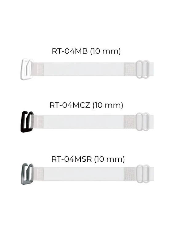 Ramiączka Julimex RT 04 silikonowe z metalowym zaczepem 10 mm