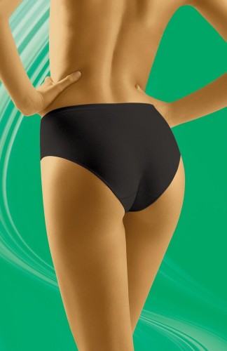 Figi Damskie Wolbar Tahoo Comforta M-4XL - Czarne - Tył