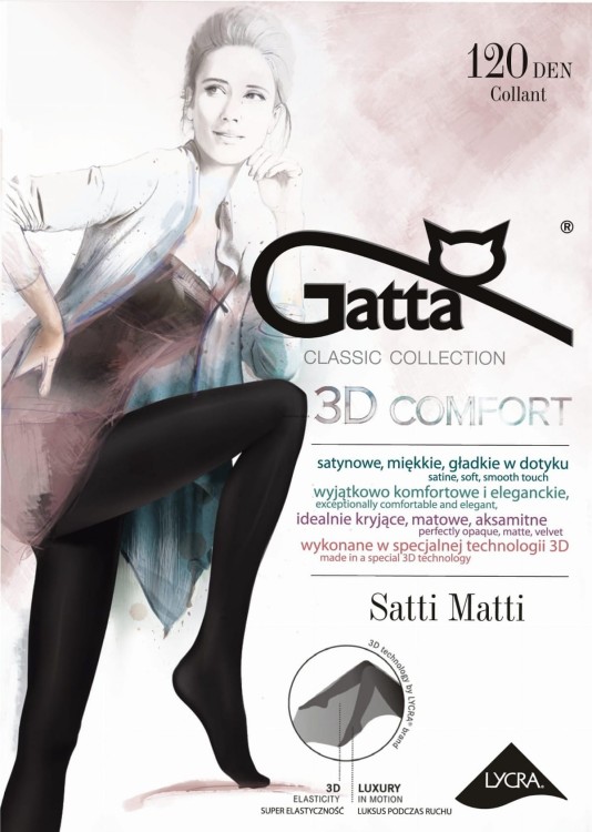 Rajstopy Gatta Satti Matti 120 den 2-4