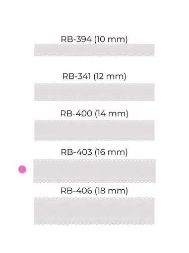 Ramiączka Julimex RB 403,404 Taśma 16 mm