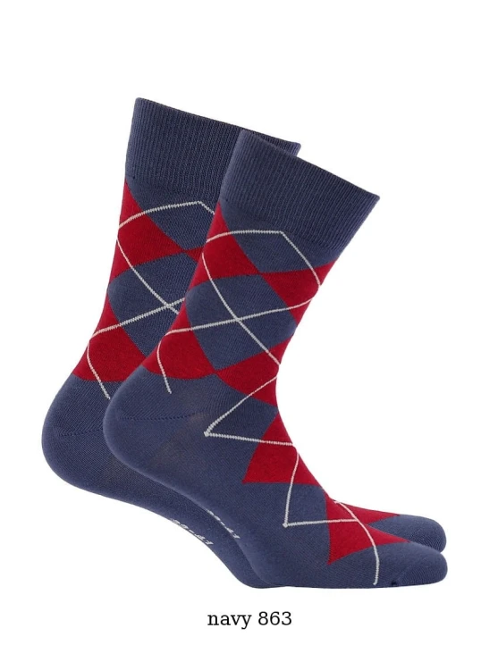 Skarpety Gatta/Wola U94.N03 Perfect Man Casual wzorowane 39-47