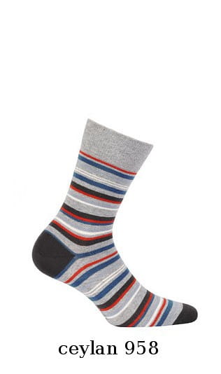 Skarpety Gatta/Wola U94.N03 Perfect Man Casual wzorowane 39-47