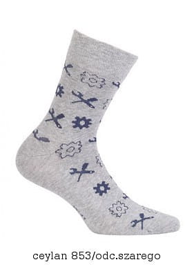 Skarpety Gatta/Wola U94.N03 Perfect Man Casual wzorowane 39-47