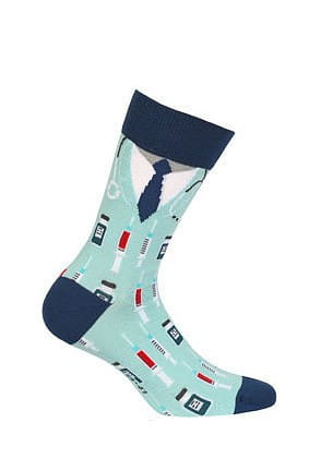 Skarpety Gatta/Wola U94.N03 Perfect Man Casual wzorowane 39-47