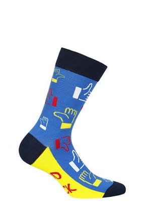 Skarpety Gatta/Wola U94.N03 Perfect Man Casual wzorowane 39-47