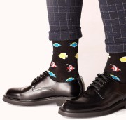 Skarpety Gatta/Wola U94.N03 Perfect Man Casual wzorowane 39-47