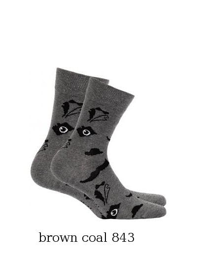 Skarpety Gatta/Wola U94.N03 Perfect Man Casual wzorowane 39-47