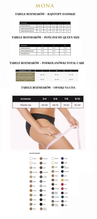 Rajstopy Mona Relax 40 den 2-4