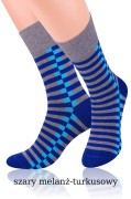 Skarpety Steven art.056 Suitline Wzór męskie 39-47