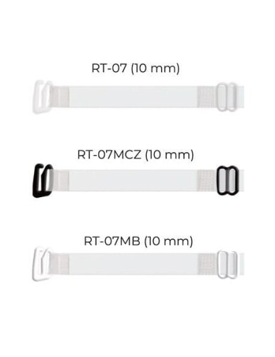Ramiączko Julimex RT 07 silikonowe na szyję z metalowym zaczepem 10 mm