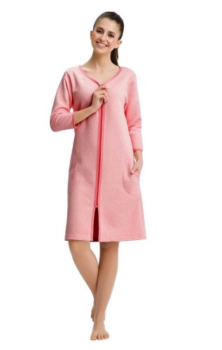 Szlafrok Luna 214 dł/r M-2XL damski