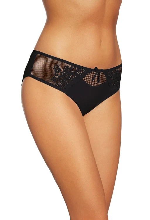 Figi damskie Gabidar 109 – bawełniane figi z koronką, wygodne i eleganckie