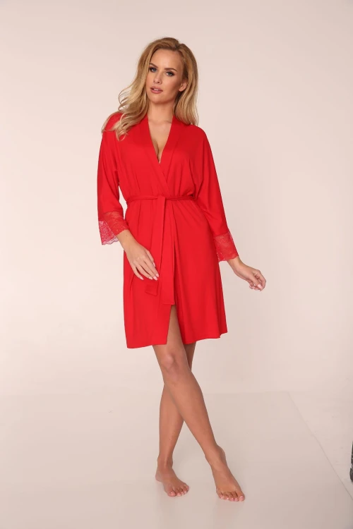 Szlafrok De Lafense 342 Fanny S-2XL damski