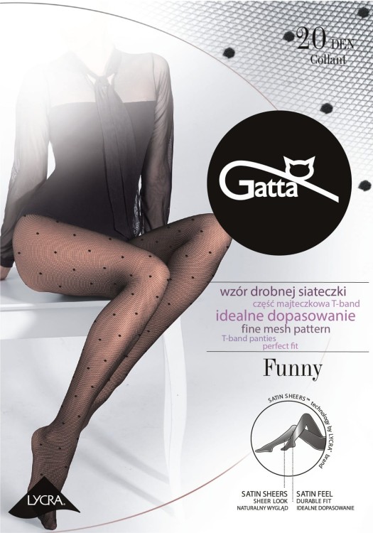 Rajstopy Gatta Funny wz.05 20 den 2-4