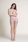 Opaska na uda przeciw otarciom Gabriella Satine Size Plus 510 samonośna z silikonem
