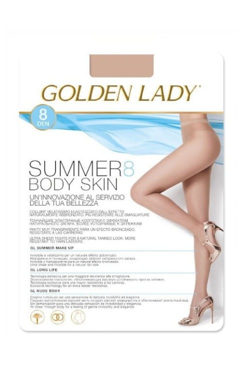 Rajstopy Golden Lady Summer Body Skin 8 den 2-4