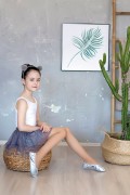 Rajstopy dla dziewczynek  do baletu Knittex DR 2017 Ballerina 20 den 116-158