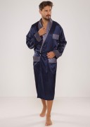 Szlafrok De Lafense 940 Satyna M-4XL męski