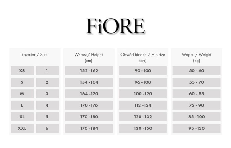 Opaska na uda Fiore M 0009 Lace Band