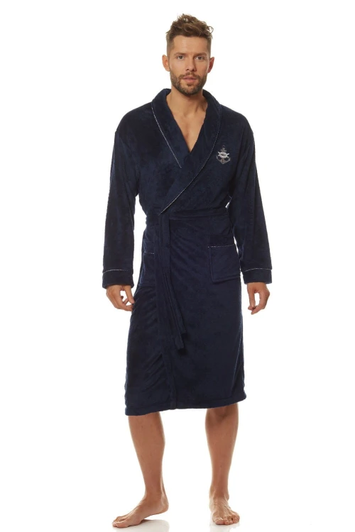 Szlafrok L&L 2114 Marine M-2XL męski