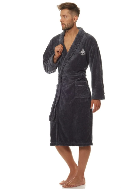 Szlafrok L&L 2114 Marine M-2XL męski