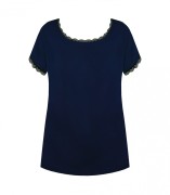 Koszulka piżamowa Mefemi Mix&Match Margot Gładka S-2XL