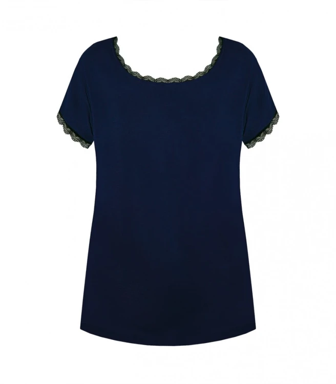 Koszulka piżamowa Mefemi Mix&Match Margot Gładka S-2XL