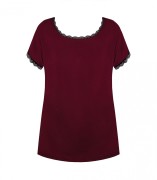 Koszulka piżamowa Mefemi Mix&Match Margot Gładka S-2XL