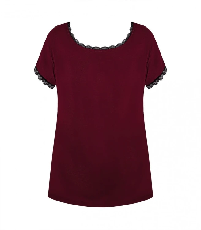 Koszulka piżamowa Mefemi Mix&Match Margot Gładka S-2XL