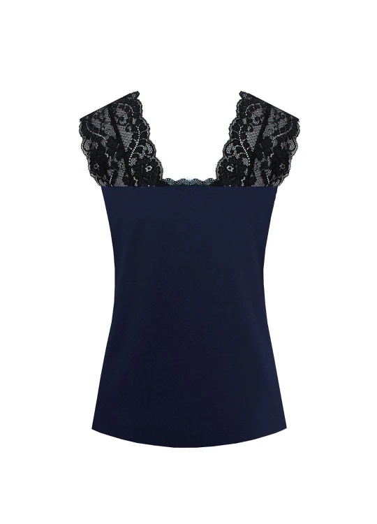 Koszulka piżamowa Mefemi Mix&Match Margot Koronka S-2XL