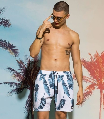 Szorty kąpielowe Atlantic KMB-218/01 M-2XL