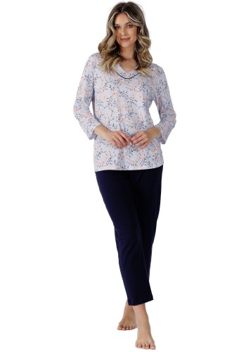 Piżama Leveza Florence 1511 7/8 M-2XL