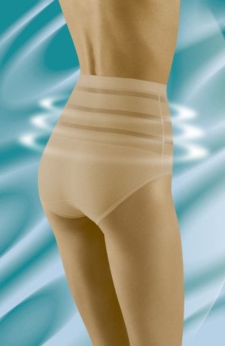 Figi Damskie Wolbar Respecta S-2XL - Beżowe - Tył