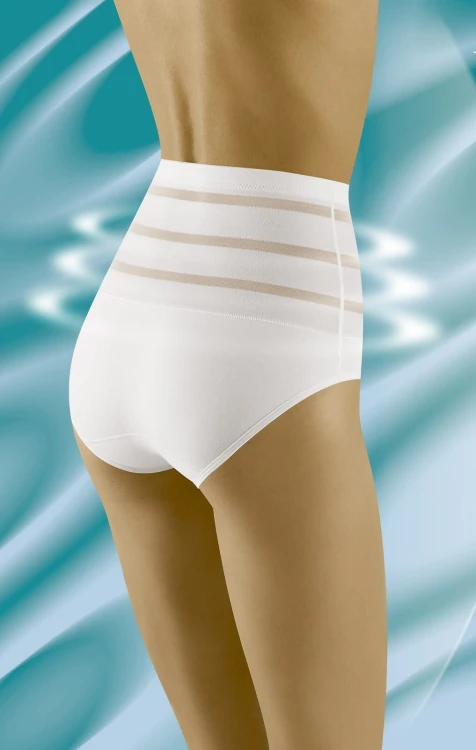 Figi Damskie Wolbar Respecta S-2XL - Białe - Tył