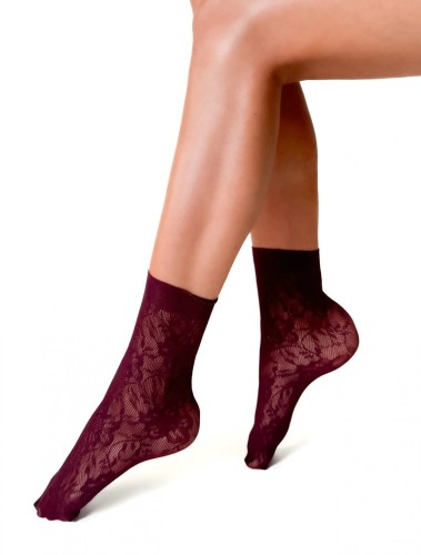 Skarpetki Veneziana Rosa Stile Ażur