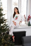 Piżama Sensis Lillian 3/4 Christmas S-XL