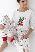 Piżama Sensis Lillian 3/4 Christmas S-XL
