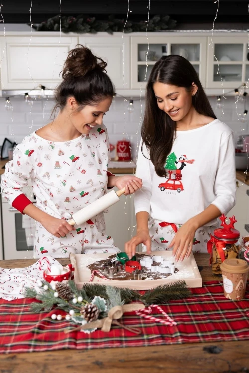 Piżama Sensis Lillian 3/4 Christmas S-XL