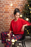 Piżama Sensis Cordelia dł/r Christmas S-XL