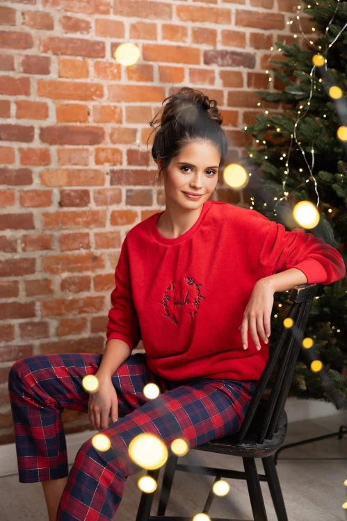 Piżama Sensis Cordelia dł/r Christmas S-XL
