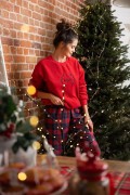Piżama Sensis Cordelia dł/r Christmas S-XL