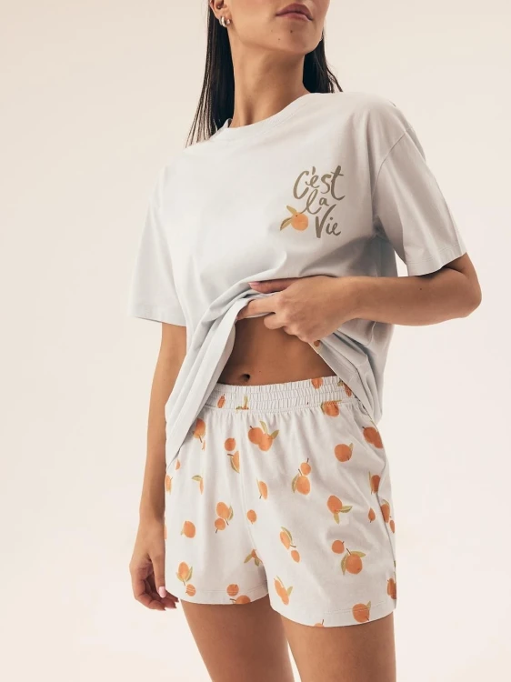 Piżama Henderson Ladies 42684 Naranja kr/r S-2XL