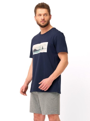 Piżama Key MNS 606 A25 kr/r M-2XL