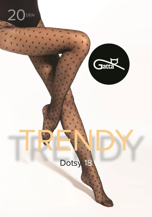 Rajstopy Gatta Trendy Dotsy wz.18 20 den 2-4