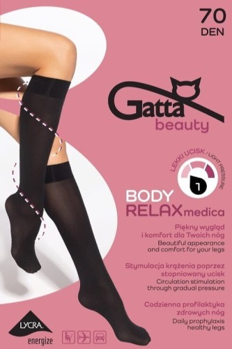 Podkolanówki Gatta Body RELAXmedica 70 den